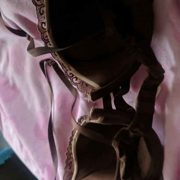 Bra 38c underwire brown lace Vassarette brand - Picture 8 of 11